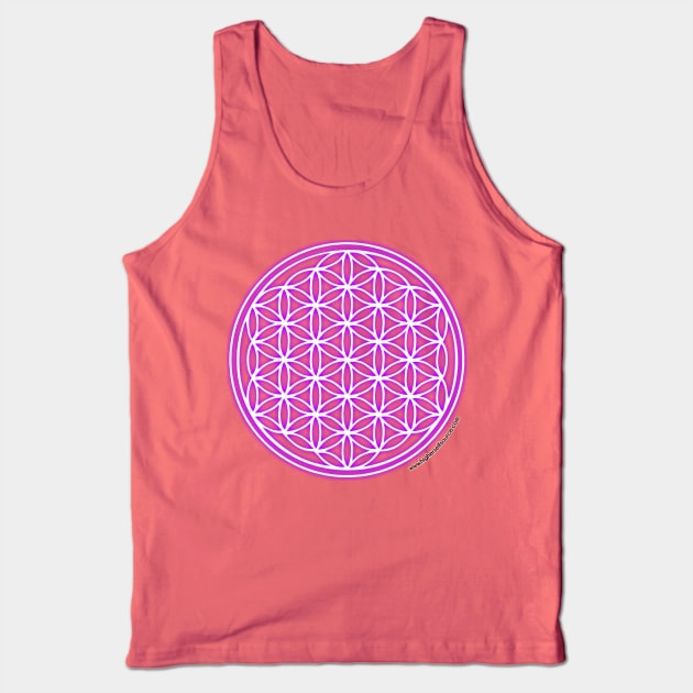 Purple Flower of Life Tank Top by HigherSelfSource